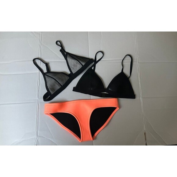 Swim | Triangl Bikini 3pc Bundle Top Bottoms | Poshmark